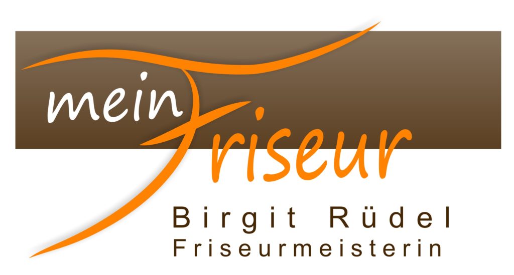 Logo Grafikdesign Mein Friseur Birgit Rüdel